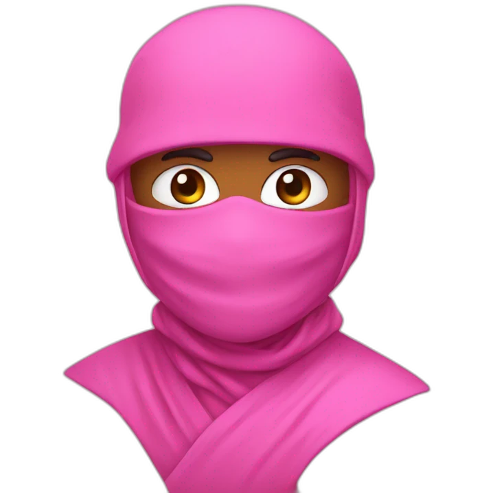 pink ninja  emoji