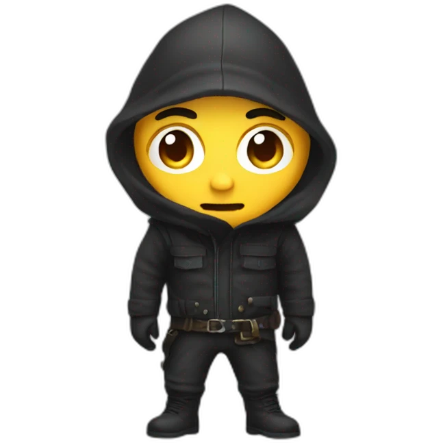A thief emoji