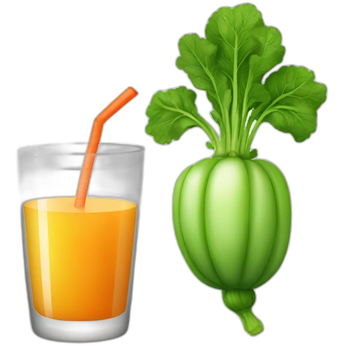 Vegetable juice emoji