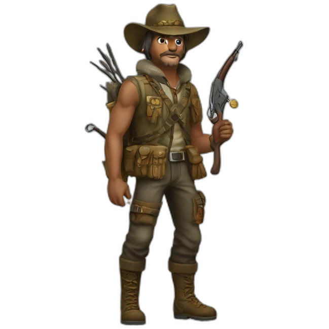 wolf hunter money emoji