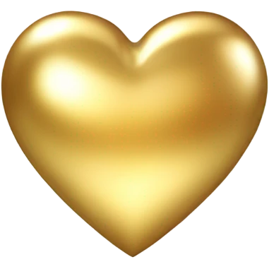 Gold heart emoji