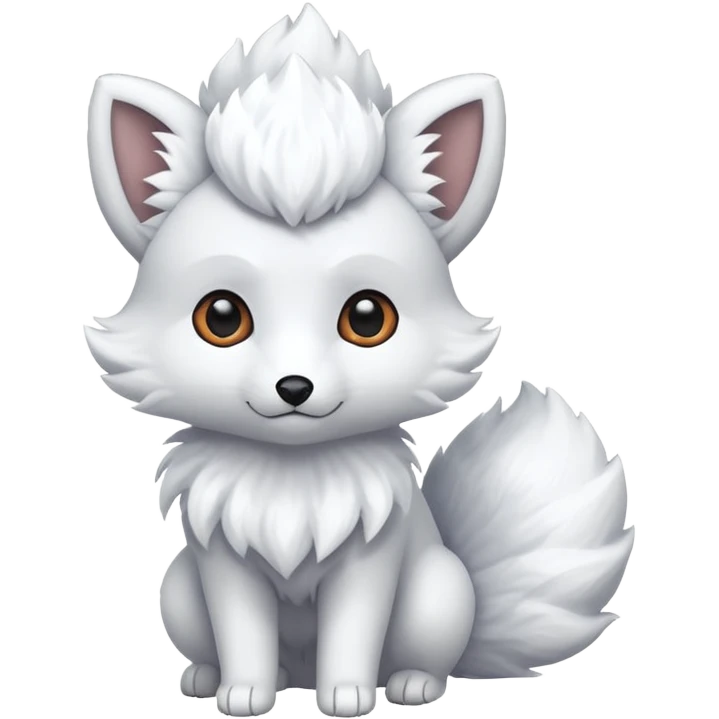 Alolan vulpix (all white) emoji
