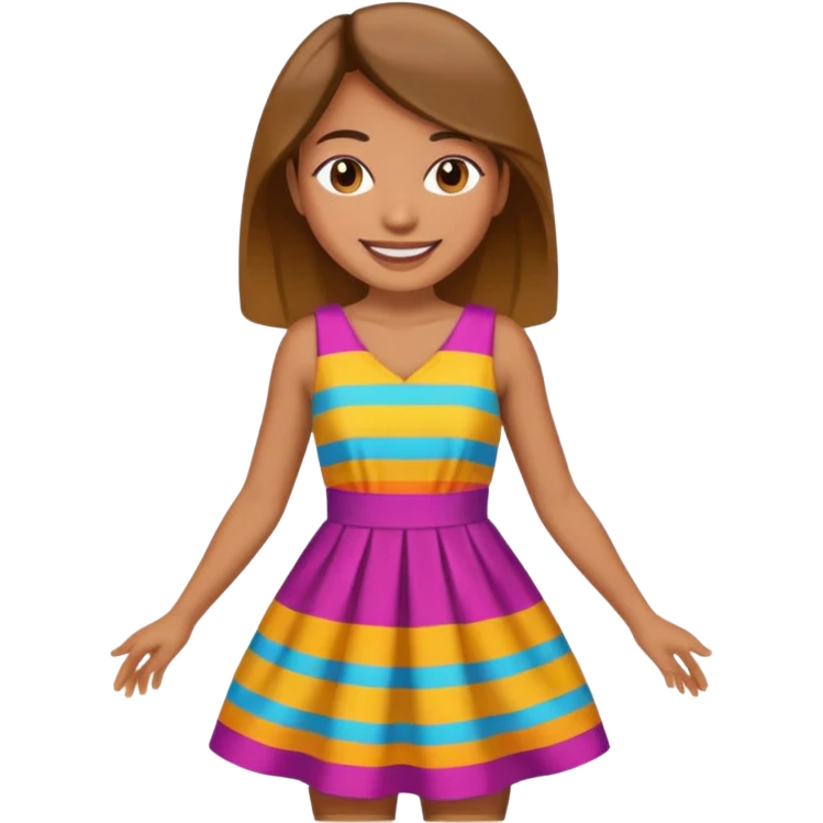 just carnival costume,colorfull dress emoji