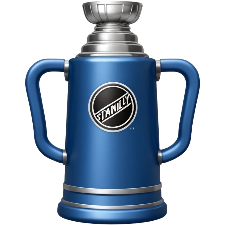 Stanley cup varsity blue color emoji