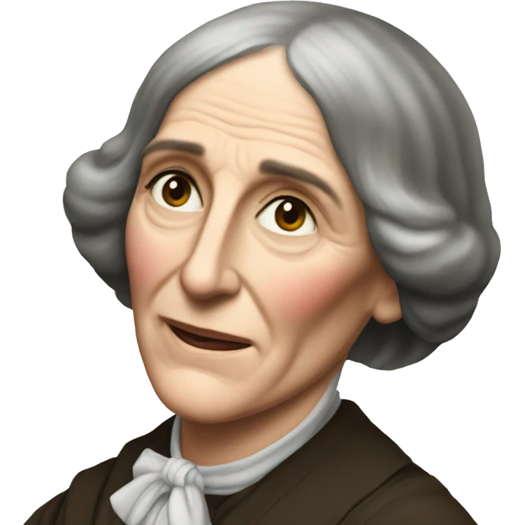 George Eliot (real name Mary Ann Evans) british writer emoji
