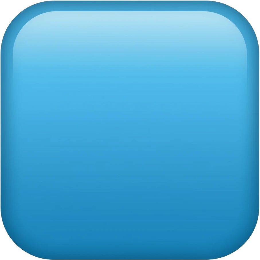Blue square emoji