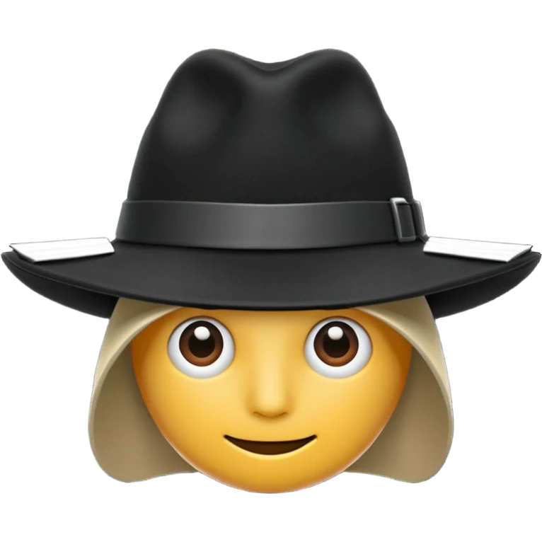 Black hat 🧢 emoji