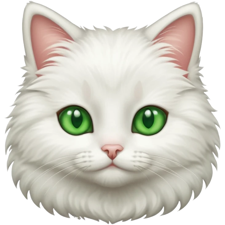 cute cat white shot hair more cute emoji