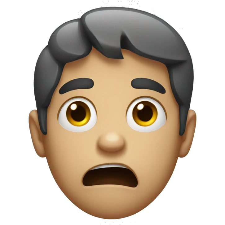 Scared emoji