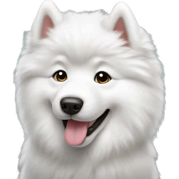 Samoyed pup emoji