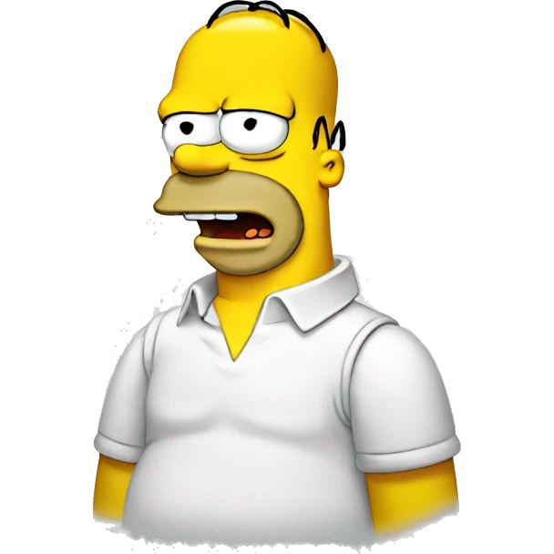 Homer simpson emoji