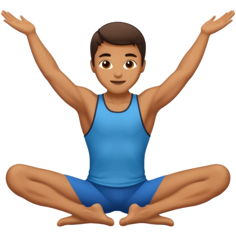 man doing the splits  emoji