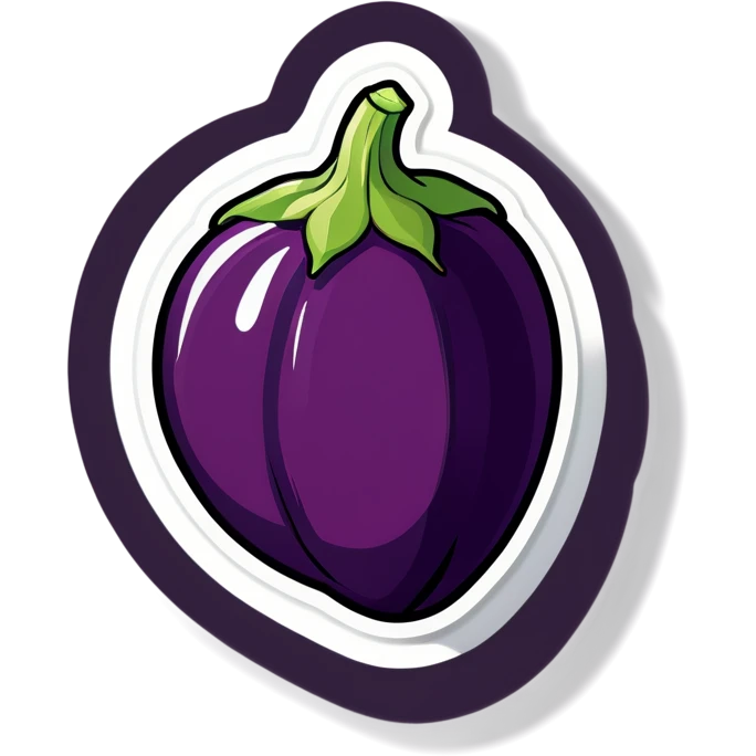 hot eggplant emoji