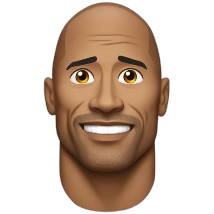 Dwayne johnson emoji