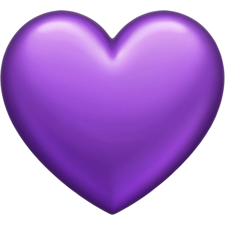 Purple heart emoji