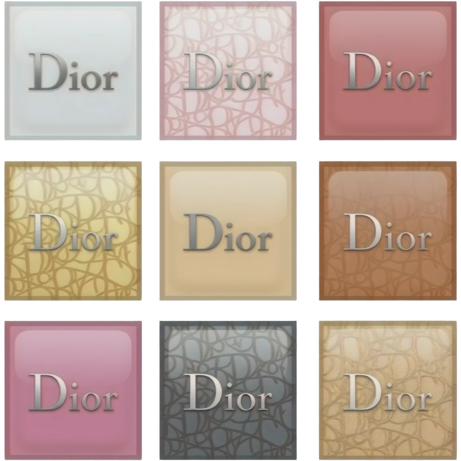 Dior palette emoji
