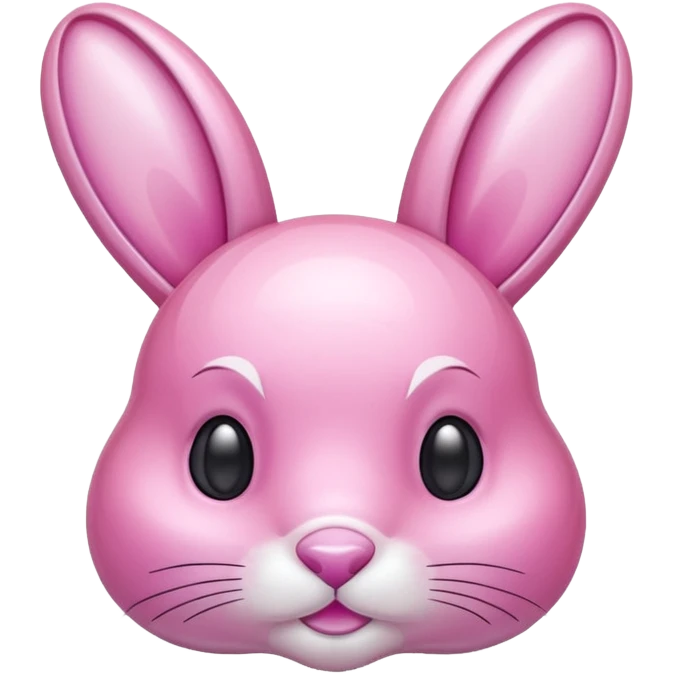 crystal bunny pink emoji