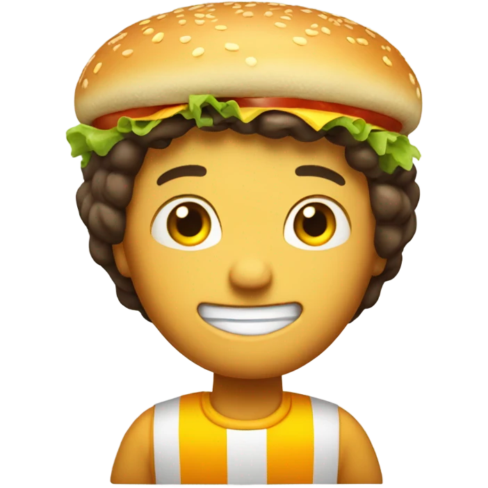 please burger cheese emoji