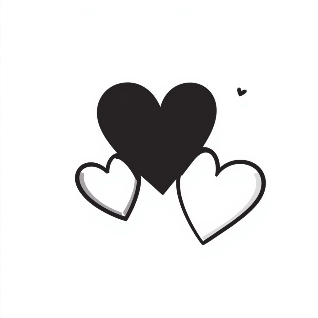 three hearts emoji