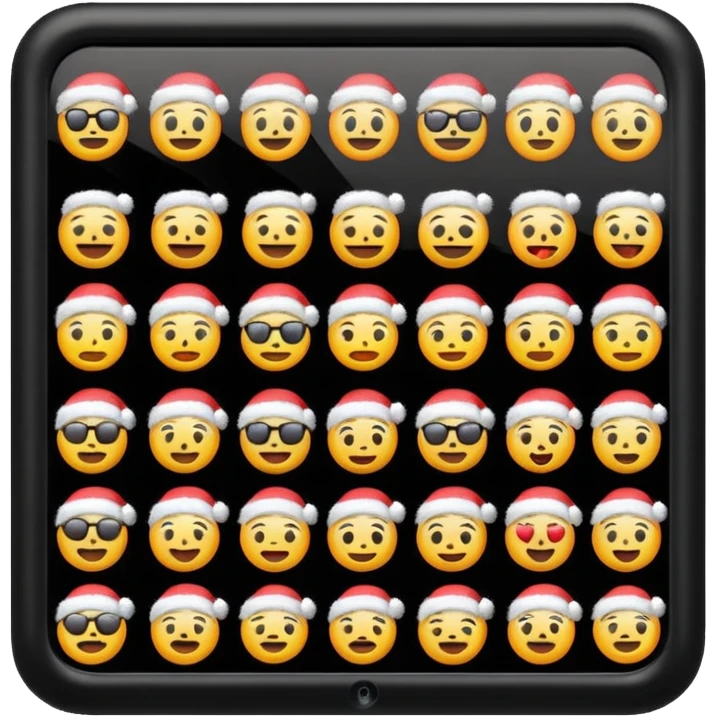 Barna karácsonyi iphone emojik emoji