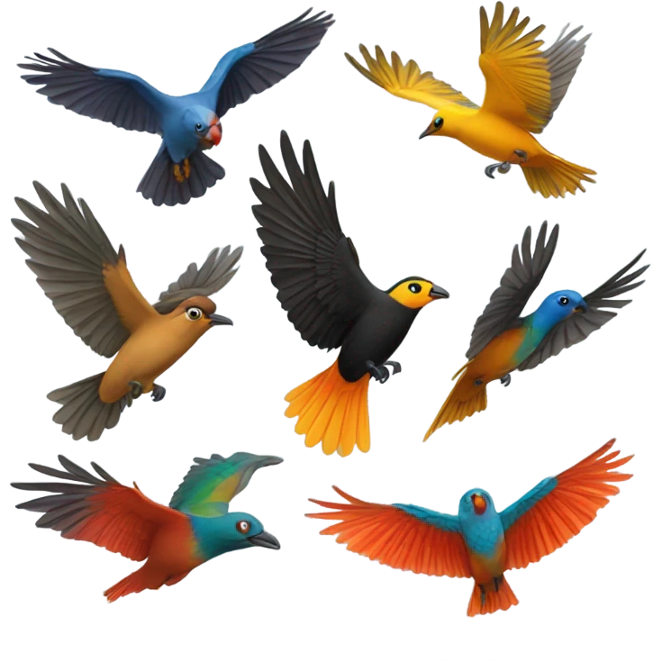 Go birds emoji