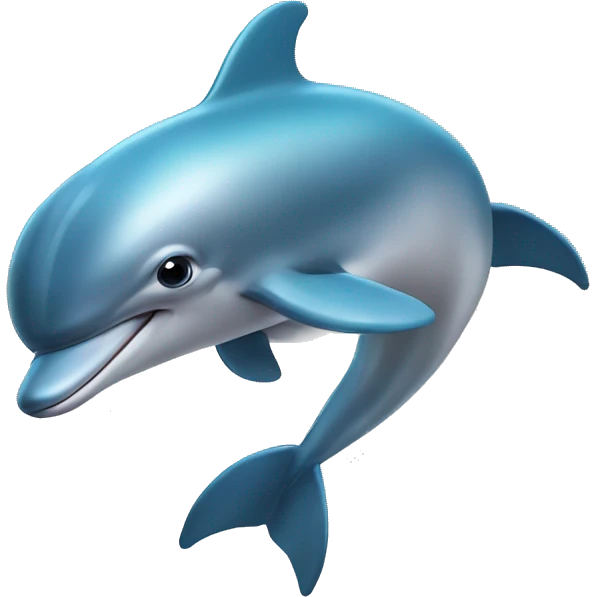 Dolphin with legs emoji