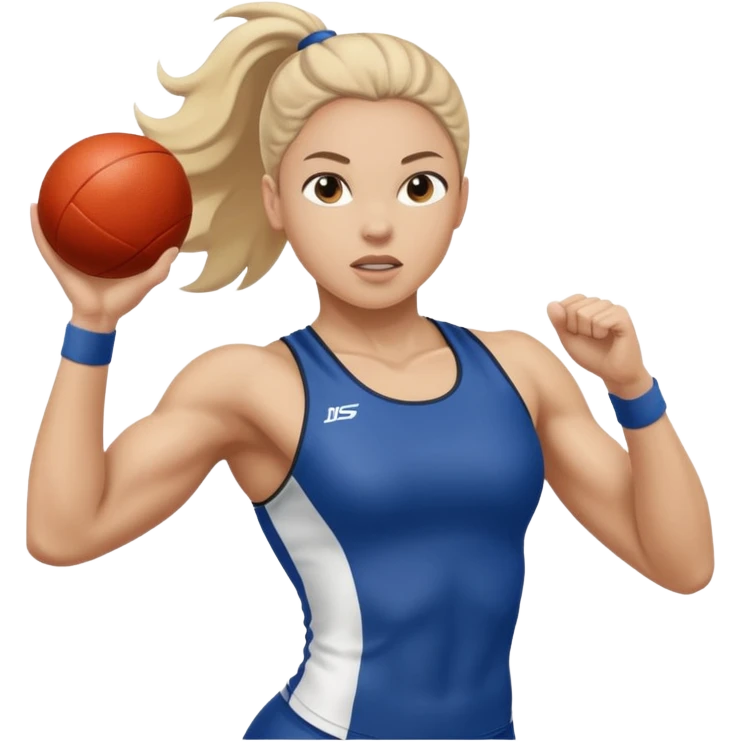track and field throwing event female  emoji