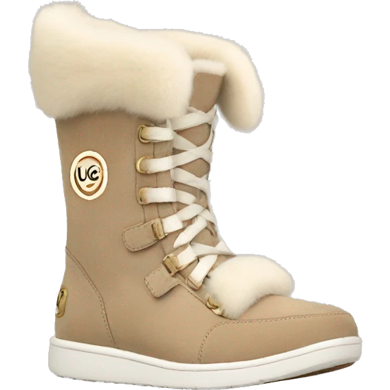 ugg sneakers beige emoji