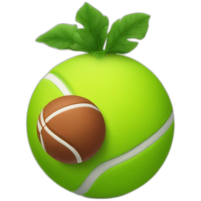 A gigante wustrell with two tennis ball emoji