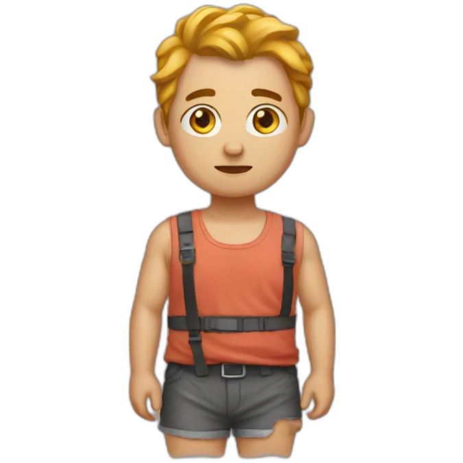 injured in tank top emoji