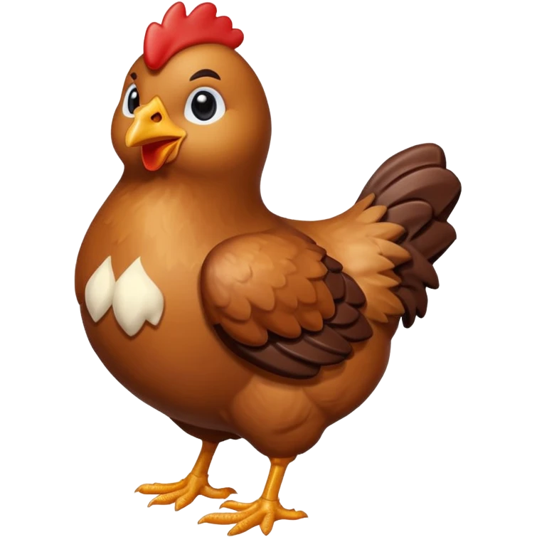 Chicken with snickers emoji