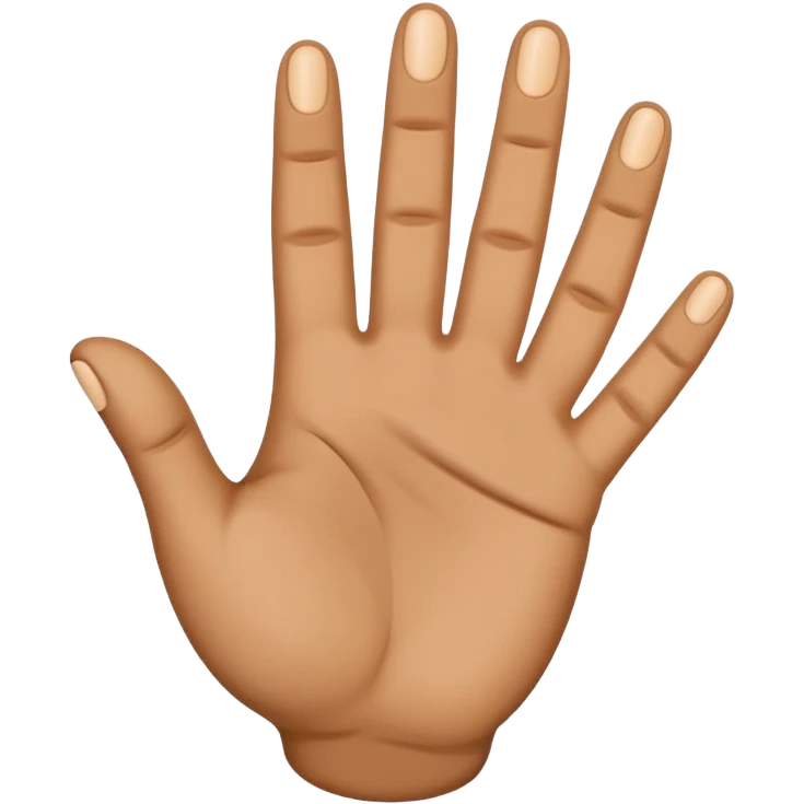 The ok hand emoji but with the 2 fingers spread apart emoji