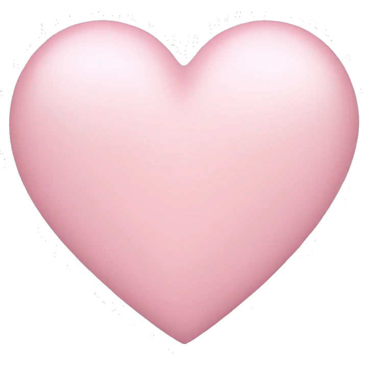 light pink heart emoji