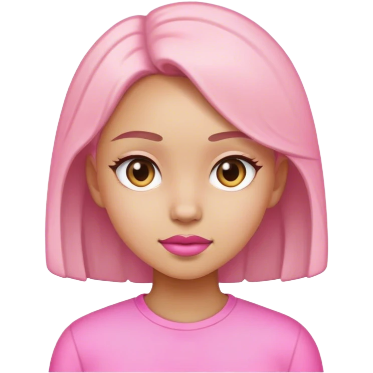 Girl pink emoji