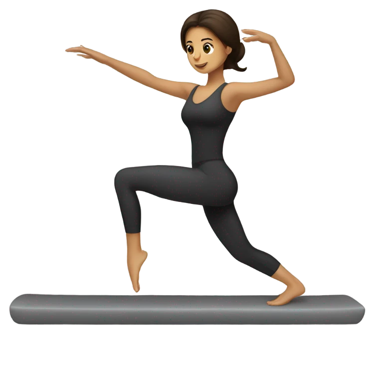 Brunette Pilates emoji