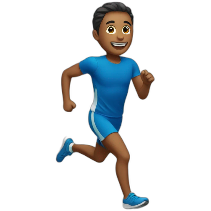 running emoji