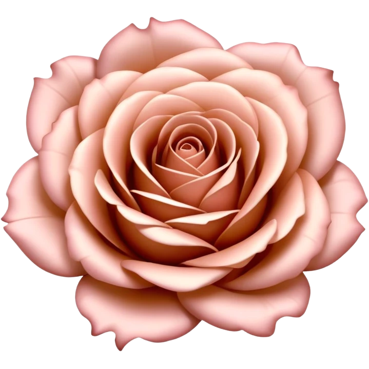 Rose gold rose emoji