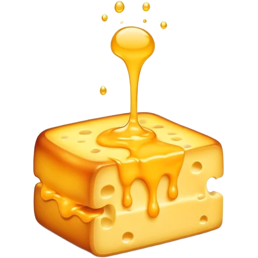 Melting cheeze  emoji