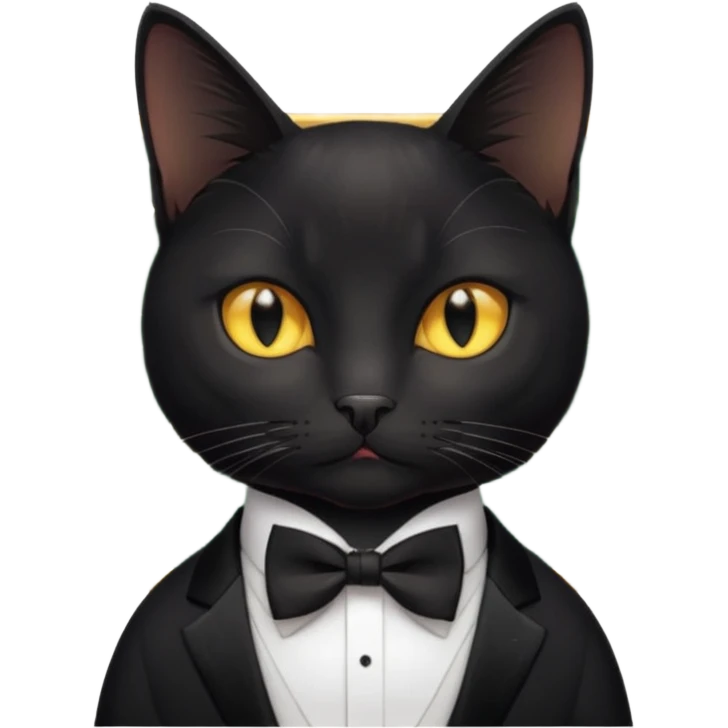 stock investing black and smart cat, with money and "stock charts" emoji