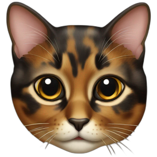 tortoiseshell cat emoji