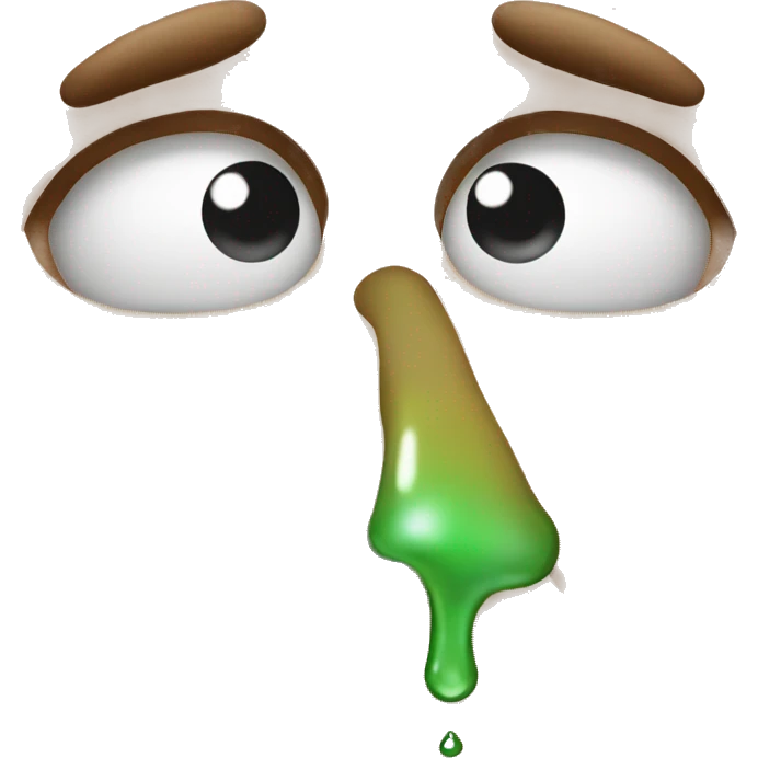 Dripping nose  emoji