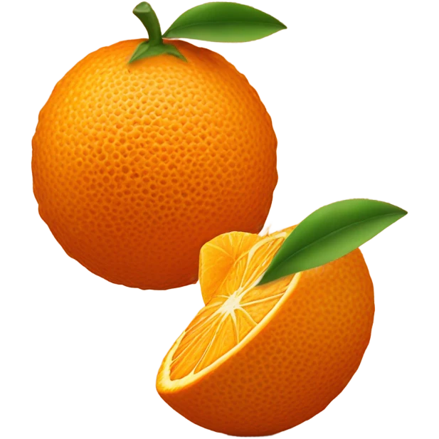 A orange fruit  emoji
