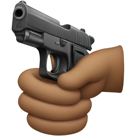 gun pouting towards you emoji
