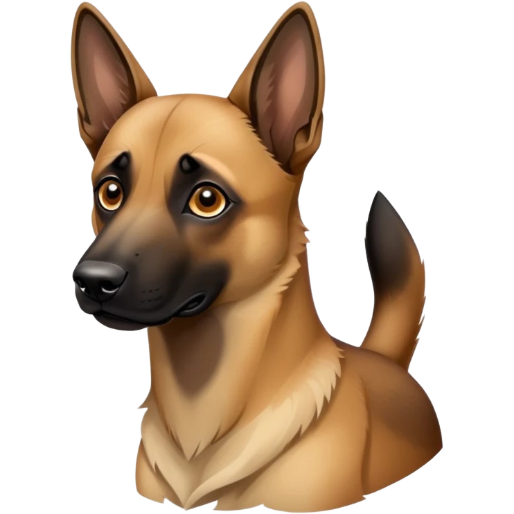 Malinois dog emoji