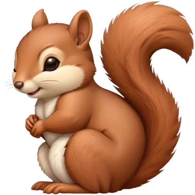 Meme-Worthy Cute Sleeping Squirrel Portrait Emoji, Head resting peacefully with a contented smile, showcasing a nimble build and a luxuriously soft auburn Fur with a bushy tail, eyes shut in a serene, restful nap, Simplified yet hilariously adorable features, highly detailed, glowing with a soft, drowsy light, high shine, relaxed and utterly lovable, stylized with an air of playful laziness, bright and heartwarming, soft glowing outline, capturing the essence of a comically sleepy squirrel, so meme-worthy it feels like it could instantly become the next viral sensation of adorable slumber! emoji