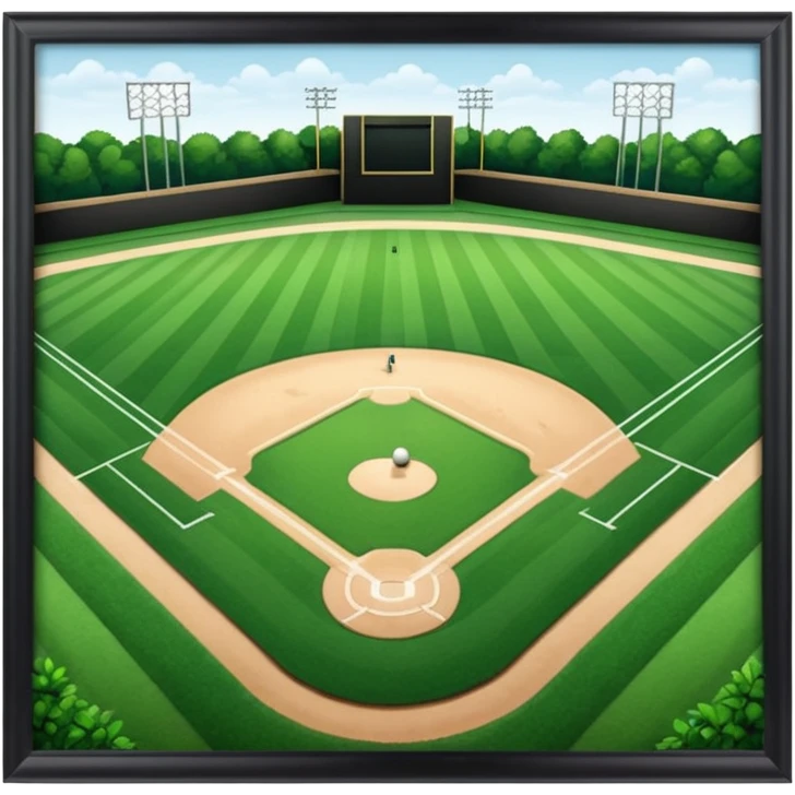 Baseball field from above emoji