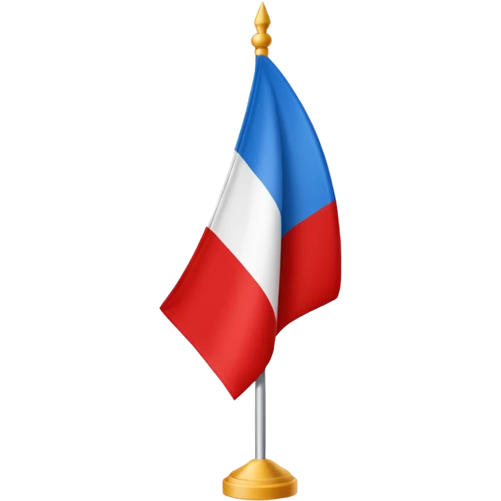 Emoji de drapeau avec les couleurs suivante : emoji