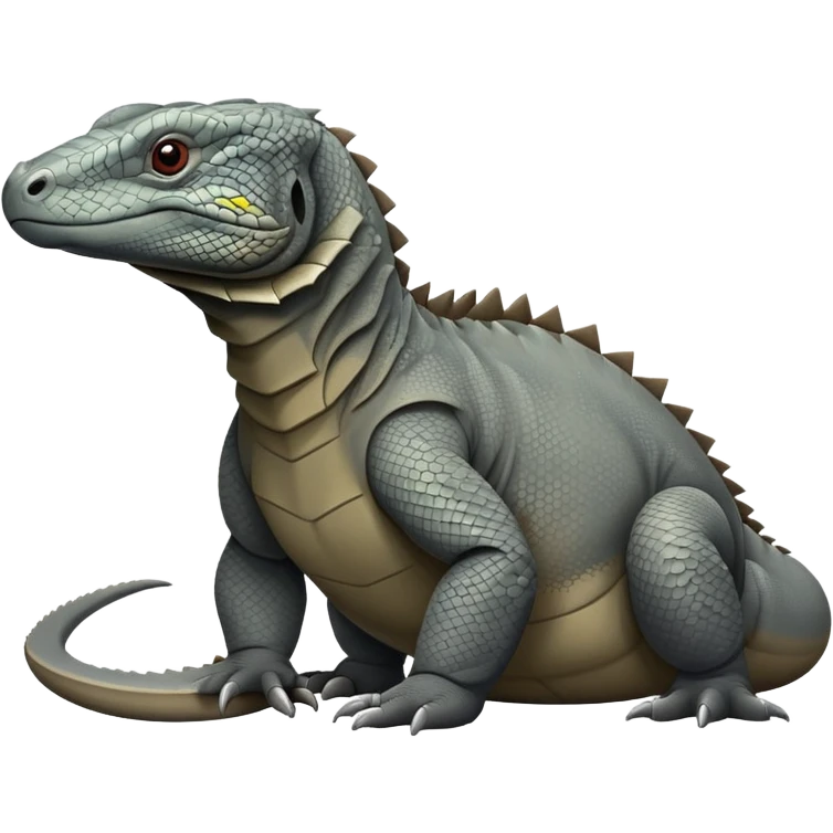 Komodo dragon grey  emoji