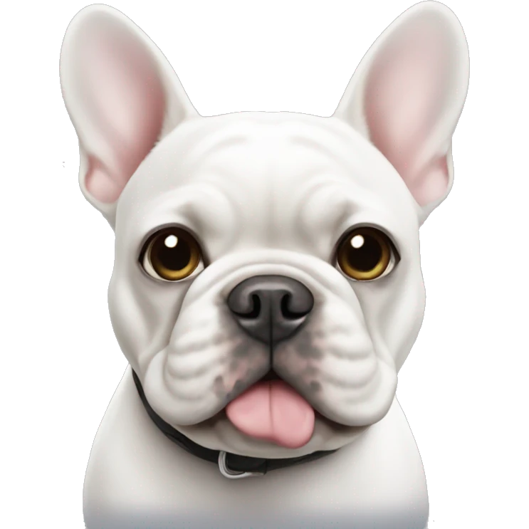 White French bulldog emoji