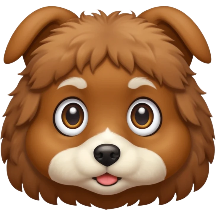 Little brown dog emoji